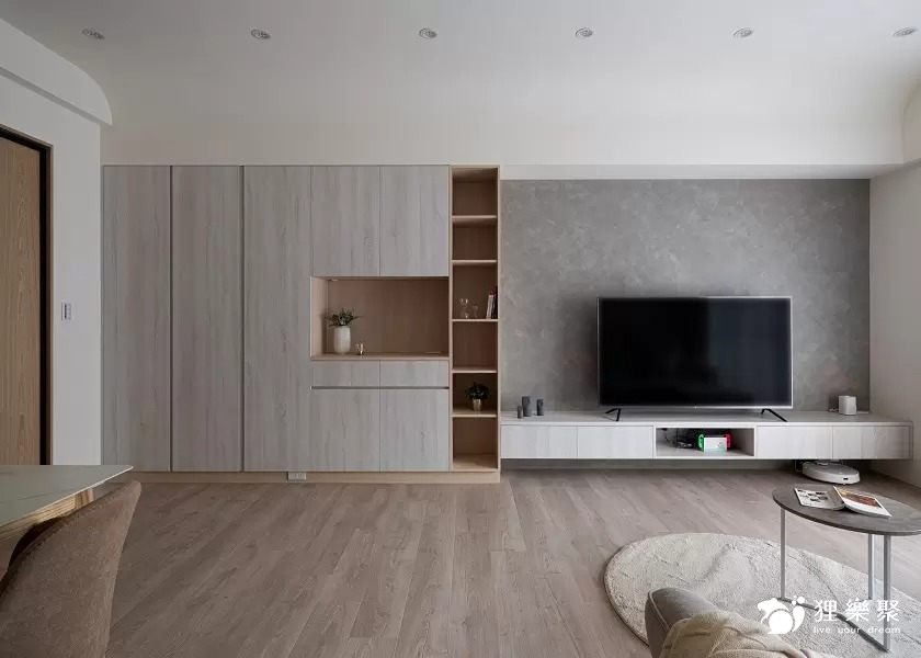 客廳無印風裝潢