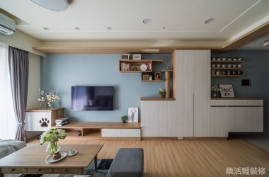 清新藍調｜人貓共生寵物宅