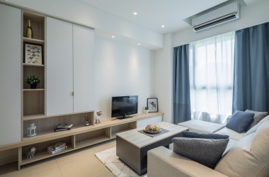 陽光藍盒子｜極簡北歐小宅