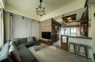 復古個性｜工業風混搭小豪宅