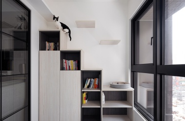 貓狗共居｜現代極簡寵物宅