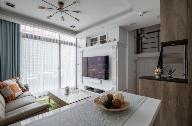 溫馨公寓｜現代混搭樓中樓