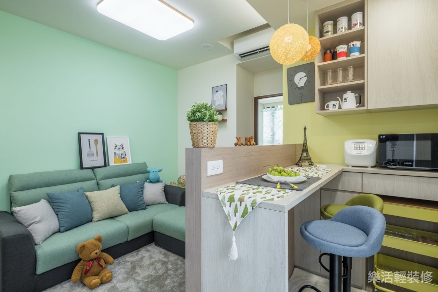 北歐風設計裝潢_客廳視角│狸樂聚x樂活輕裝修