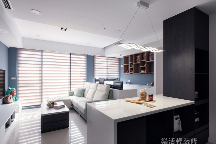 現代風設計裝潢_開放式的書房設計│狸樂聚x樂活輕裝修