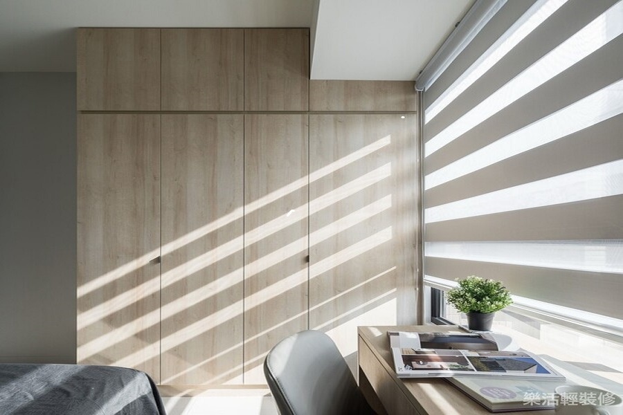 現代簡約風設計裝潢_主臥系統櫃│狸樂聚x樂活輕裝修