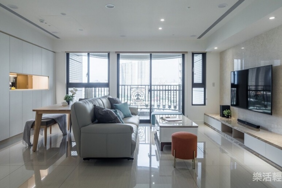 現代簡約風設計裝潢_公領域空間規劃│狸樂聚x樂活輕裝修