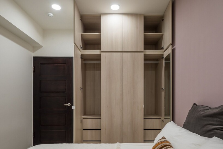 現代簡約風設計裝潢_次臥系統櫃設計│狸樂聚x樂活輕裝修