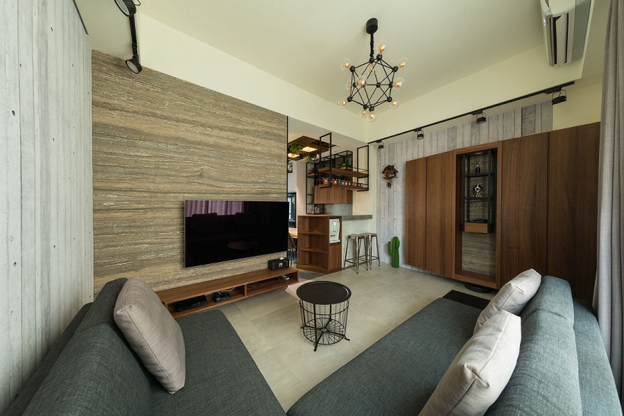 裝潢案例-工業風混搭個性宅│透天室內設計│狸樂聚x樂活輕裝修