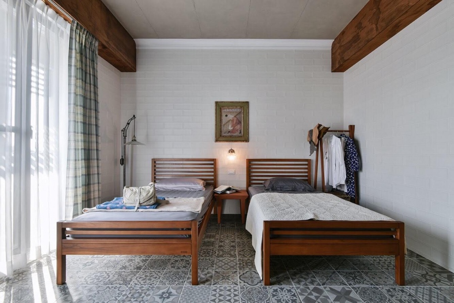 工業風設計裝潢_主臥兩張單人床睡眠不干擾│狸樂聚x樂活輕裝修