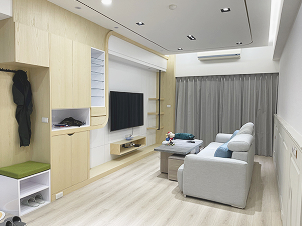 北歐簡約風設計裝潢_公領域空間│狸樂聚x樂活輕裝修