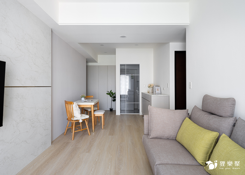 設計案例-雅緻現代北歐宅│小坪數裝潢設計│狸樂聚x樂活輕裝修